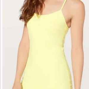 Lululemon power Y tank top - size 4 - yellow
